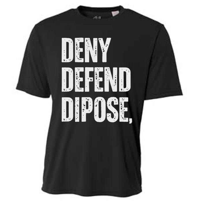 Dark Humor Boss Ceo Defend Deny Like Gift Cooling Performance Crew T-Shirt