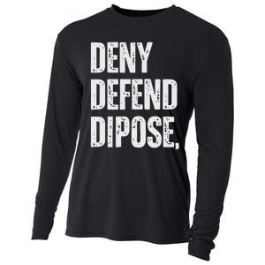 Dark Humor Boss Ceo Defend Deny Like Gift Cooling Performance Long Sleeve Crew