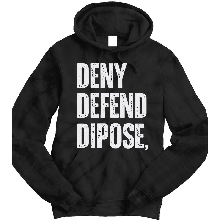 Dark Humor Boss Ceo Defend Deny Like Gift Tie Dye Hoodie