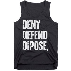 Dark Humor Boss Ceo Defend Deny Like Gift Tank Top