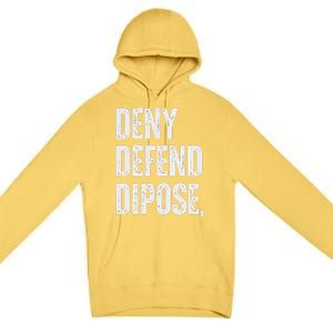 Dark Humor Boss Ceo Defend Deny Adult Like Premium Pullover Hoodie