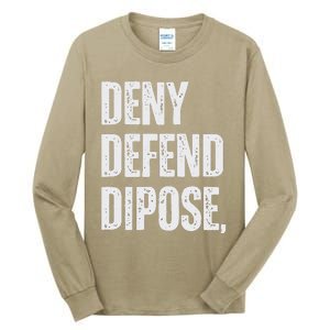 Dark Humor Boss Ceo Defend Deny Adult Like Tall Long Sleeve T-Shirt