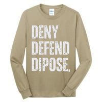 Dark Humor Boss Ceo Defend Deny Adult Like Tall Long Sleeve T-Shirt