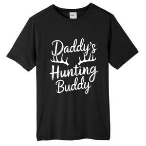 DaddyS Hunting Buddy Funny Hunter Dad Son Matching Hunting Gift Tall Fusion ChromaSoft Performance T-Shirt