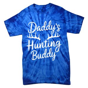 DaddyS Hunting Buddy Funny Hunter Dad Son Matching Hunting Gift Tie-Dye T-Shirt