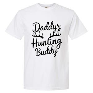 DaddyS Hunting Buddy Funny Hunter Dad Son Matching Hunting Gift Garment-Dyed Heavyweight T-Shirt