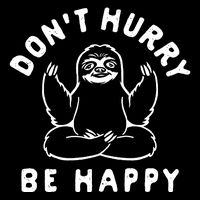 Don't Hurry Be Happy Sloth Impact Tech Backpack