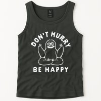 Don't Hurry Be Happy Sloth Tank Top