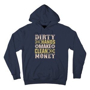 Dirty Hands But The Money I Clean Car Lovers Enthusiast Hoodie