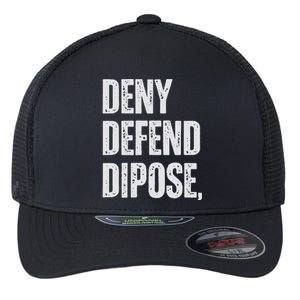 Dark Humor Boss Ceo Defend Deny Adult Like Flexfit Unipanel Trucker Cap