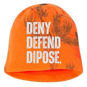 Dark Humor Boss Ceo Defend Deny Adult Like Kati - Camo Knit Beanie