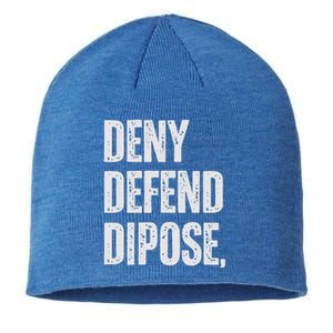 Dark Humor Boss Ceo Defend Deny Adult Like Sustainable Beanie