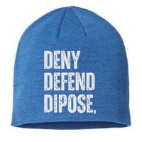 Dark Humor Boss Ceo Defend Deny Adult Like Sustainable Beanie