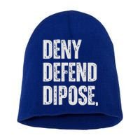 Dark Humor Boss Ceo Defend Deny Adult Like Short Acrylic Beanie