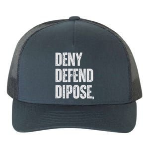 Dark Humor Boss Ceo Defend Deny Adult Like Yupoong Adult 5-Panel Trucker Hat