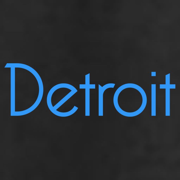 Detroit Honolulu Blue 11oz C Handle Ceramic Mug