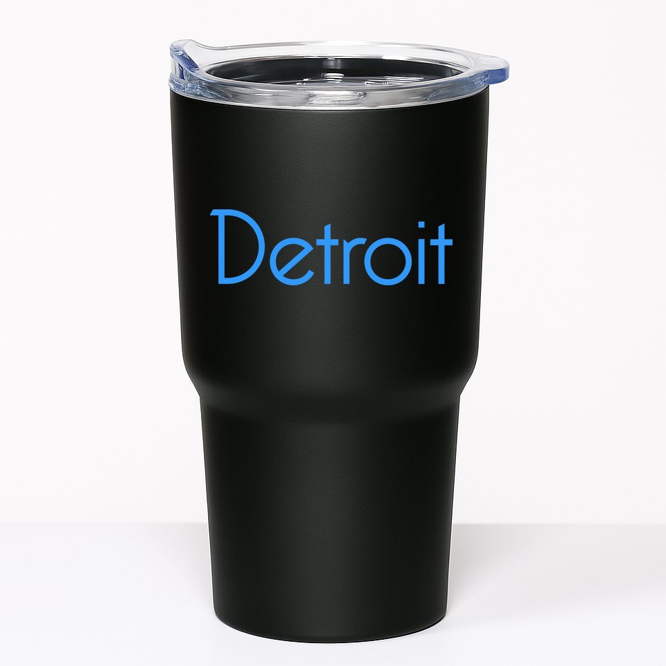 Detroit Honolulu Blue Tumbler