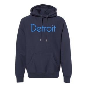 Detroit Honolulu Blue Premium Hoodie