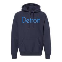 Detroit Honolulu Blue Premium Hoodie