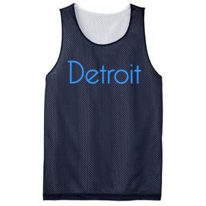 Detroit Honolulu Blue Mesh Reversible Basketball Jersey Tank