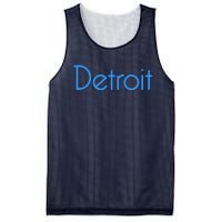 Detroit Honolulu Blue Mesh Reversible Basketball Jersey Tank