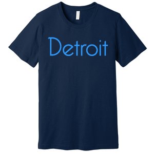 Detroit Honolulu Blue Premium T-Shirt