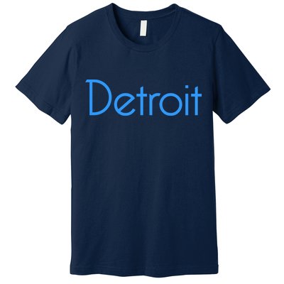 Detroit Honolulu Blue Premium T-Shirt