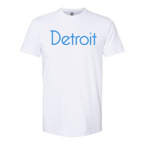 Detroit Honolulu Blue Softstyle CVC T-Shirt