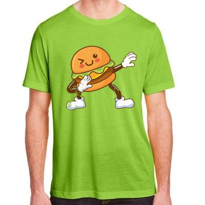 Dabbing Hamburger Backyard Bbq Meat Eater Grilling Gift Adult ChromaSoft Performance T-Shirt