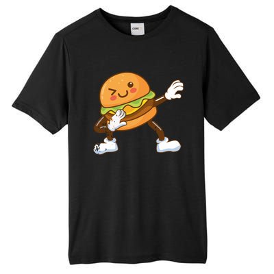 Dabbing Hamburger Backyard Bbq Meat Eater Grilling Gift Tall Fusion ChromaSoft Performance T-Shirt