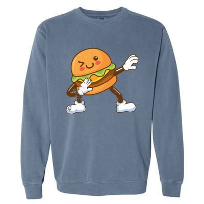 Dabbing Hamburger Backyard Bbq Meat Eater Grilling Gift Garment-Dyed Sweatshirt