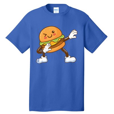 Dabbing Hamburger Backyard Bbq Meat Eater Grilling Gift Tall T-Shirt