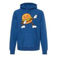 Dabbing Hamburger Backyard Bbq Meat Eater Grilling Gift Premium Hoodie