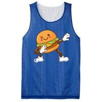 Dabbing Hamburger Backyard Bbq Meat Eater Grilling Gift Mesh Reversible Basketball Jersey Tank