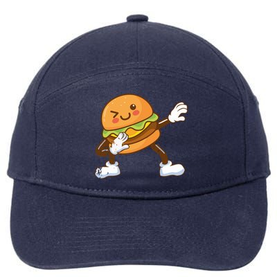 Dabbing Hamburger Backyard Bbq Meat Eater Grilling Gift 7-Panel Snapback Hat