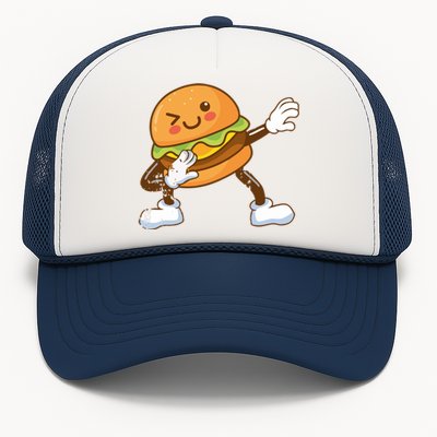 Dabbing Hamburger Backyard Bbq Meat Eater Grilling Gift Trucker Hat