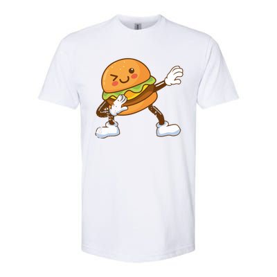 Dabbing Hamburger Backyard Bbq Meat Eater Grilling Gift Softstyle CVC T-Shirt