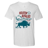 Defunct Houston Buffaloes Baseball Team 1928 V-Neck T-Shirt