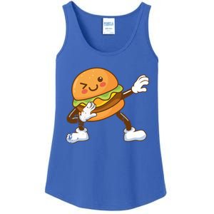 Dabbing Hamburger Bbq Meat Eater Barbecue Grilling Gift Great Gift Ladies Essential Tank