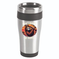 Don't Hurry Be Happy Cute Lazy Funny Sloth 16oz Travel Tumbler