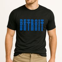 Detroit Honolulu Blue Stacked Cooling Performance Crew T-Shirt