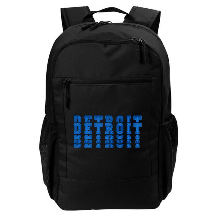 Detroit Honolulu Blue Stacked Daily Commute Backpack