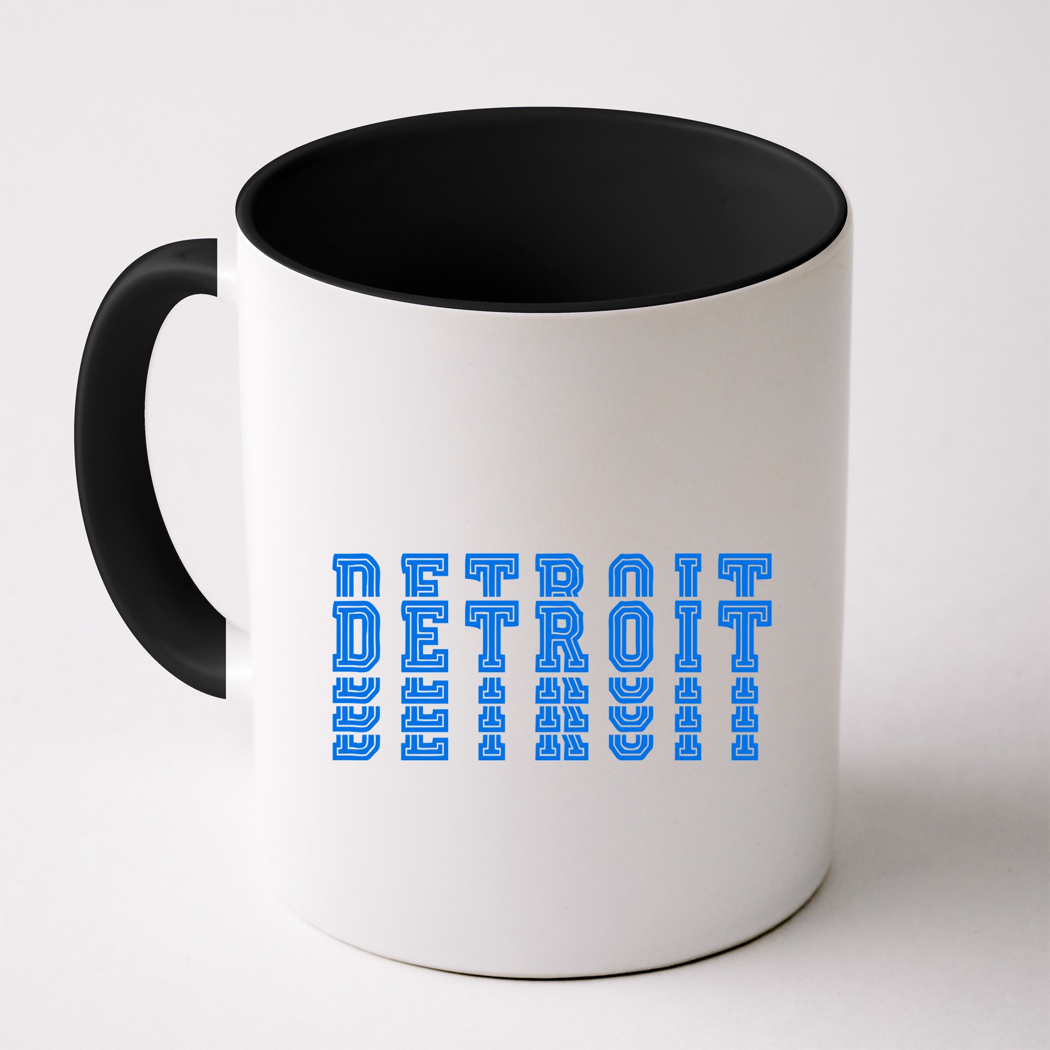 Detroit Honolulu Blue Stacked Mug