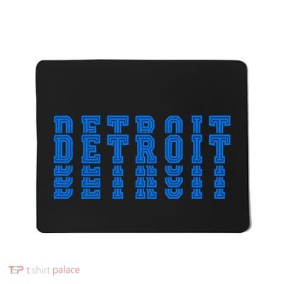 Detroit Honolulu Blue Stacked Mousepad