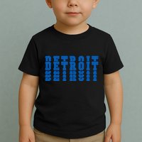 Detroit Honolulu Blue Stacked Toddler T-Shirt