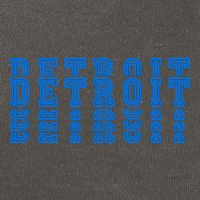 Detroit Honolulu Blue Stacked Cotton Canvas Backpack