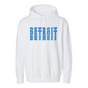 Detroit Honolulu Blue Stacked Garment-Dyed Fleece Hoodie