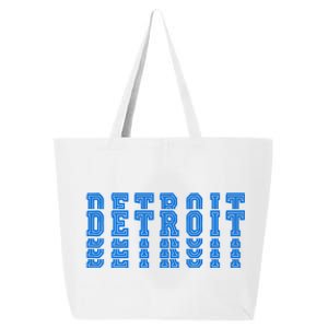 Detroit Honolulu Blue Stacked 25L Jumbo Tote