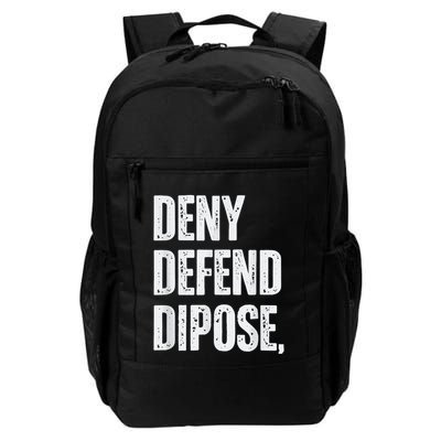 Dark Humor Boss Ceo Defend And Deny Daily Commute Backpack