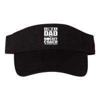 Dad Hockey Coach Fathers Day Gift From Daughter Son Valucap Bio-Washed Visor